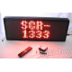 Affordable LED SCR-1333 Red Programmable Message Sign, 13 x 33